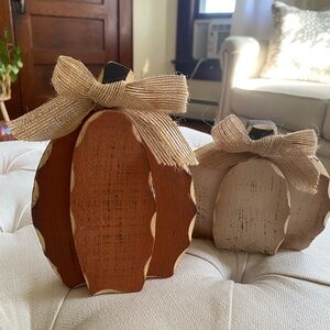Farmhouse Wooden Pumpkins✨